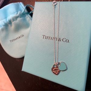 Tiffany & Co. blue heart necklace